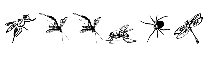 InsectsTwo  Free Fonts Download