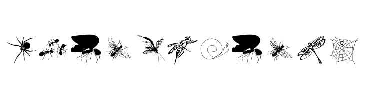 InsectsTwo  Free Fonts Download