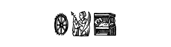 OldFarmersCalendarBats01  Free Fonts Download