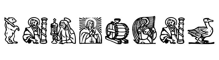 OldFarmersCalendarBats02  Free Fonts Download