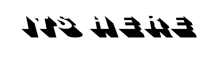 BigShadowsLeftOblique  Free Fonts Download