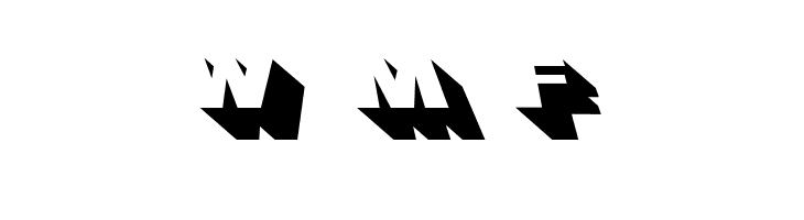 BigShadowsLeftOblique  Free Fonts Download