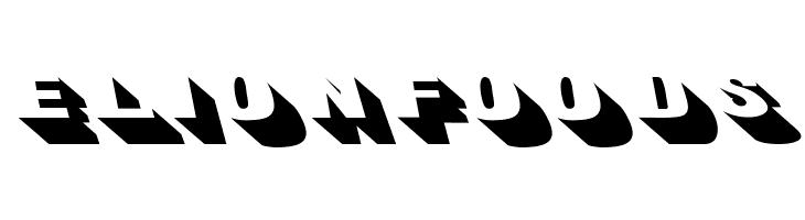 BigShadowsLeftOblique  Free Fonts Download