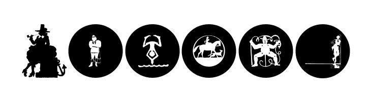 SilhouPeopleTwo  Free Fonts Download