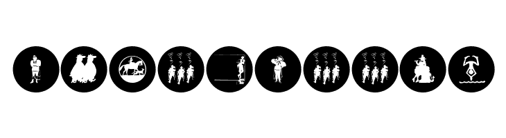 SilhouPeopleTwo  Free Fonts Download