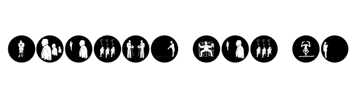 SilhouPeopleTwo  Free Fonts Download