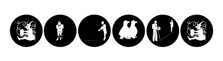 SilhouPeopleTwo  Free Fonts Download