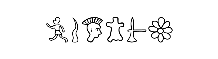 PhaistosAlphabet  Free Fonts Download