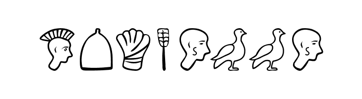 PhaistosAlphabet  Free Fonts Download