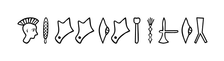 PhaistosAlphabet  Free Fonts Download