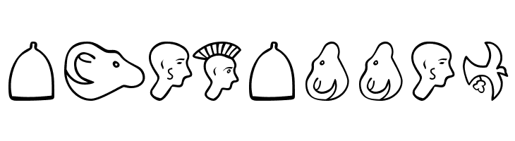 PhaistosAlphabet  Free Fonts Download