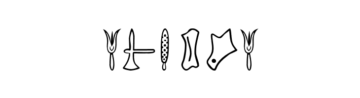 PhaistosAlphabet  Free Fonts Download