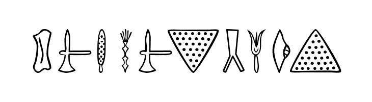 PhaistosAlphabet  Free Fonts Download