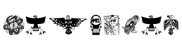 TribalBats  Free Fonts Download