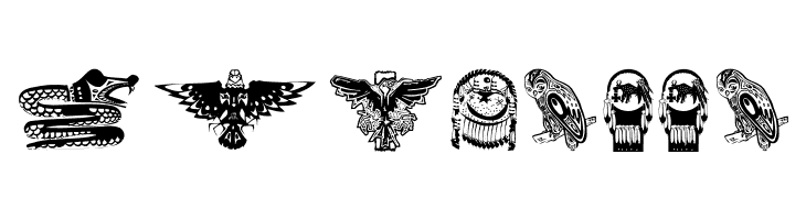 TribalBats  Free Fonts Download