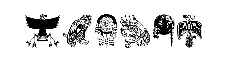 TribalBats  Free Fonts Download