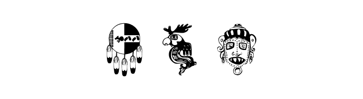 TribalBats  Free Fonts Download