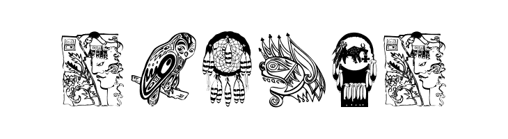 TribalBats  Free Fonts Download