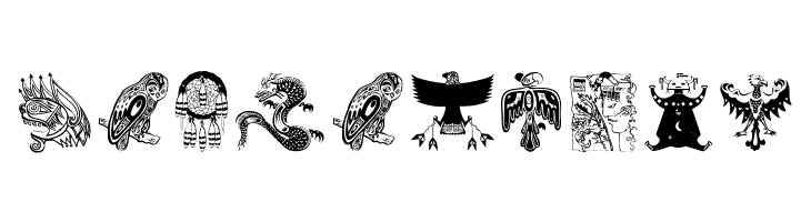 TribalBats  Free Fonts Download