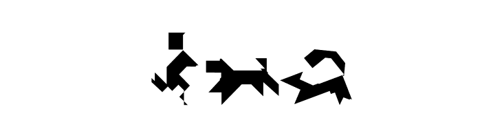 TangramBlack  Free Fonts Download