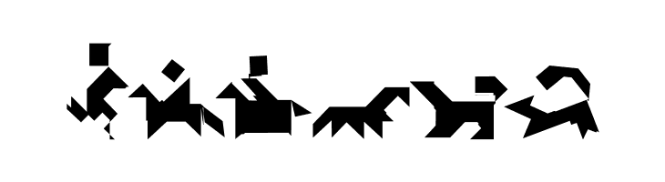 TangramBlack  Free Fonts Download