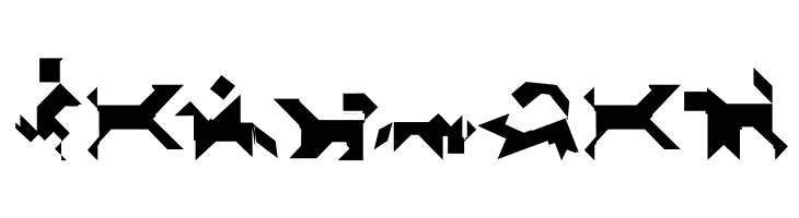 TangramBlack  Free Fonts Download