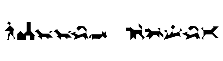 TangramBlack  Free Fonts Download