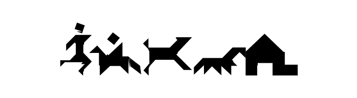 TangramBlack  Free Fonts Download