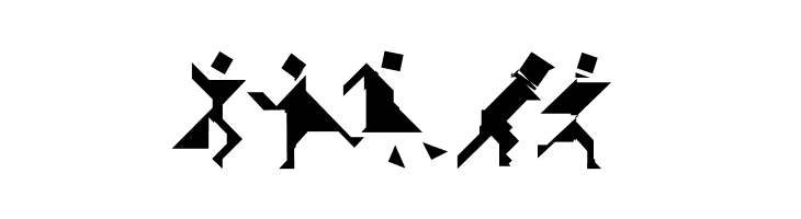 TangramBlack  Free Fonts Download