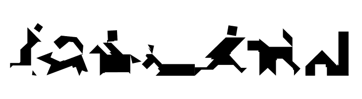 TangramBlack  Free Fonts Download