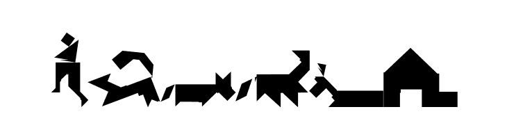 TangramBlack  Free Fonts Download