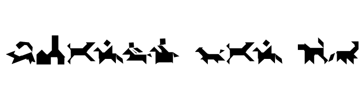 TangramBlack  Free Fonts Download