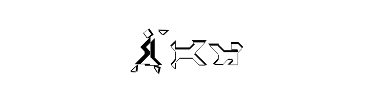 TangramWhiteBlack  Free Fonts Download