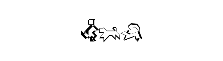 TangramWhiteBlack  Free Fonts Download
