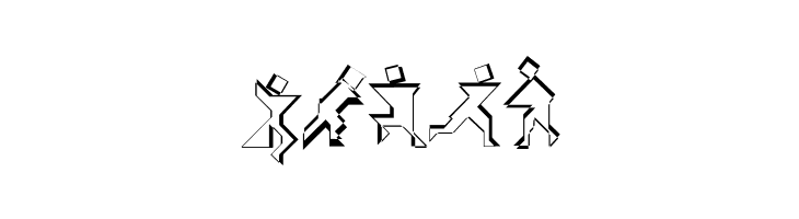 TangramWhiteBlack  Free Fonts Download