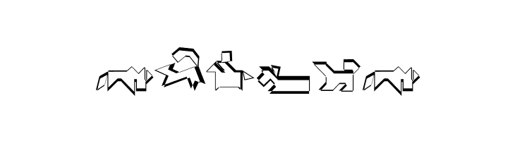 TangramWhiteBlack  Free Fonts Download