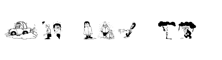 CrazyWeather  Free Fonts Download