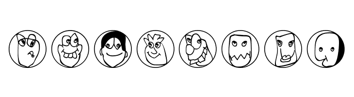 Frontal-Buttons  Free Fonts Download