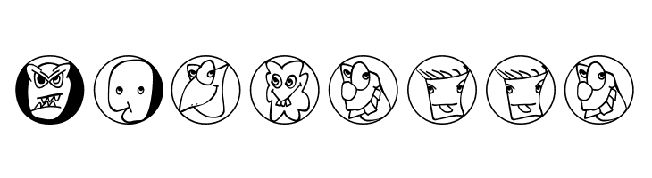 Frontal-Buttons  Free Fonts Download