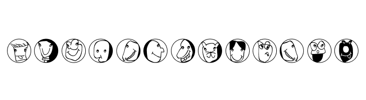 Frontal-Buttons  Free Fonts Download