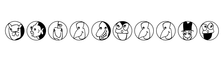 Frontal-Buttons  Free Fonts Download