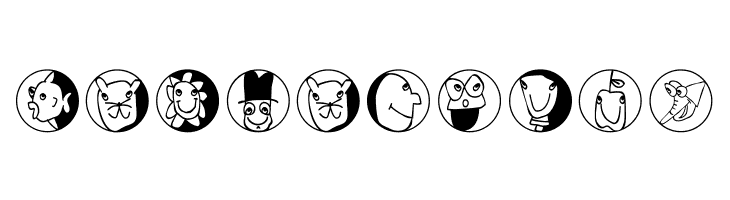 Frontal-Buttons  Free Fonts Download