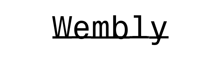 UnderlineMonospace  Free Fonts Download