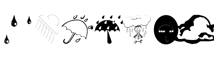 RainmansWeatherreport  Free Fonts Download