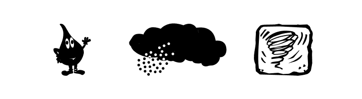 RainmansWeatherreport  Free Fonts Download