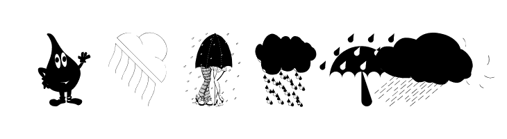 RainmansWeatherreport  Free Fonts Download