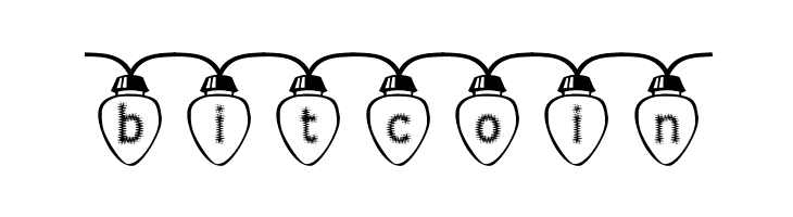 Fuzzy Xmas Lights  Free Fonts Download