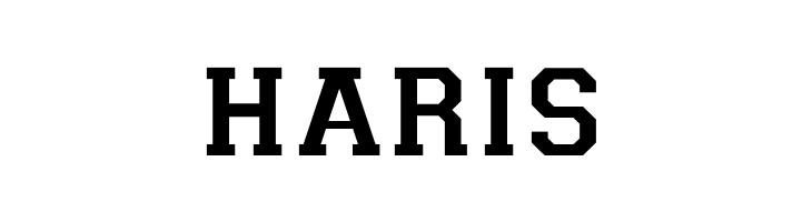 HARIS CollegiateInsideFLF Font