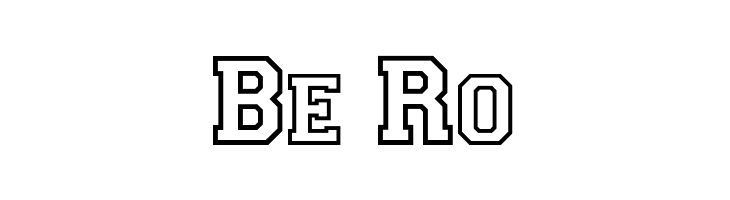 CollegiateOutlineFLF  Free Fonts Download