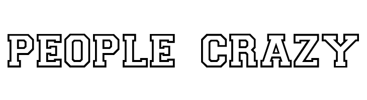 CollegiateOutlineFLF  Free Fonts Download